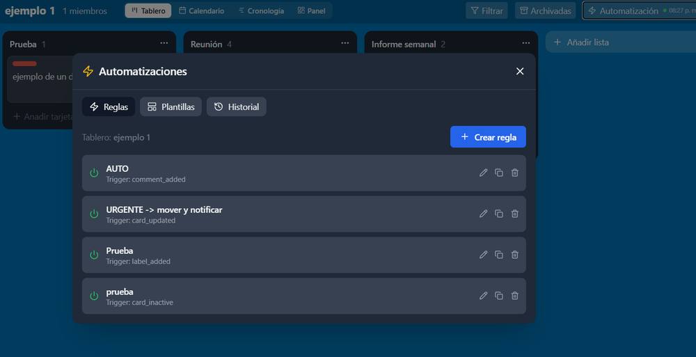 Automatizaciones en Kanzo